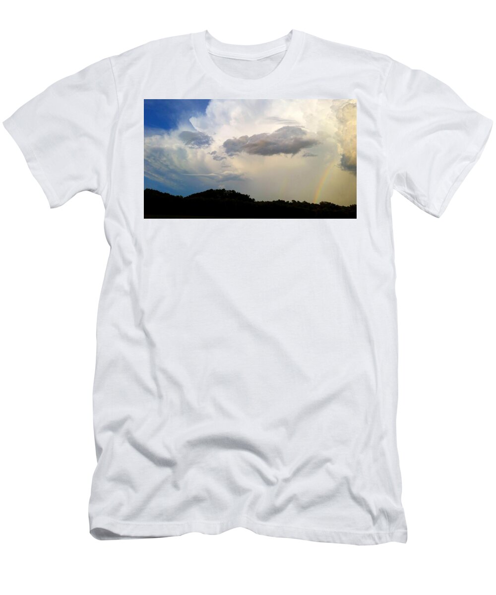 Weather T-Shirt featuring the photograph Shades of Sky by Ally White
