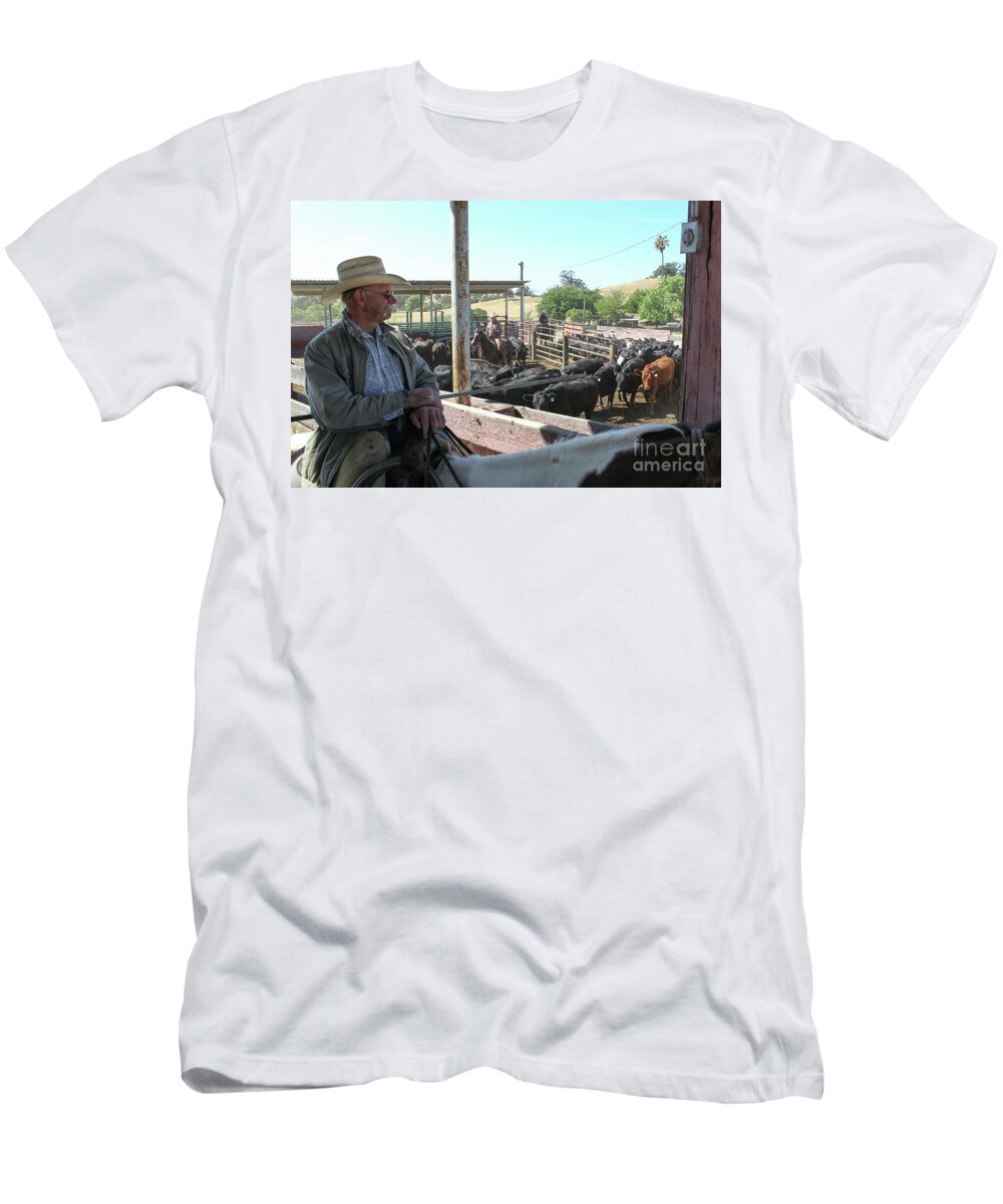 Cowboy T-Shirt featuring the photograph Skip by Diane Bohna