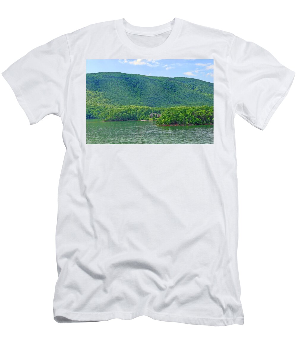 Smith Mountain Lake T-Shirt featuring the photograph Smith Mountain Lake, Va. by The James Roney Collection