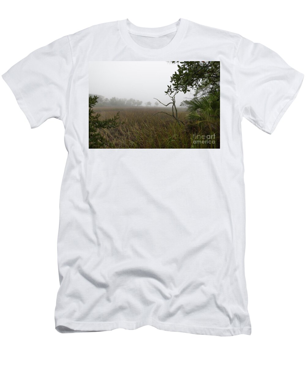 Fog T-Shirt featuring the photograph Southern Layers of Fog by Dale Powell