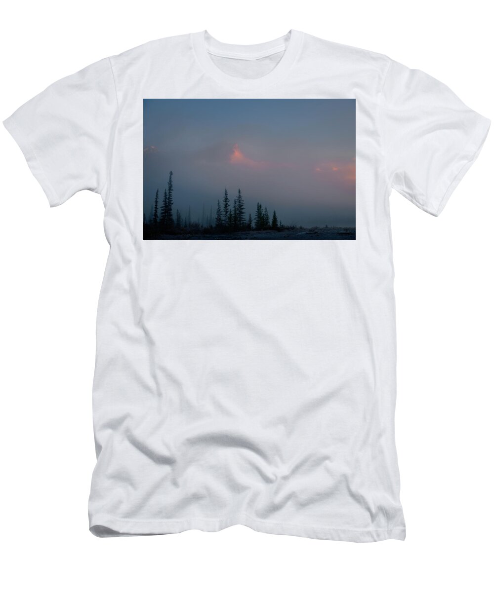 Banff T-Shirt featuring the photograph Standing Alone by Dan Jurak
