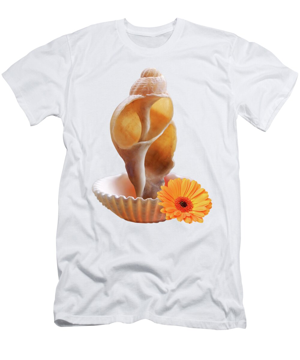Seashells T-Shirt featuring the photograph Summer Daydream by Gill Billington