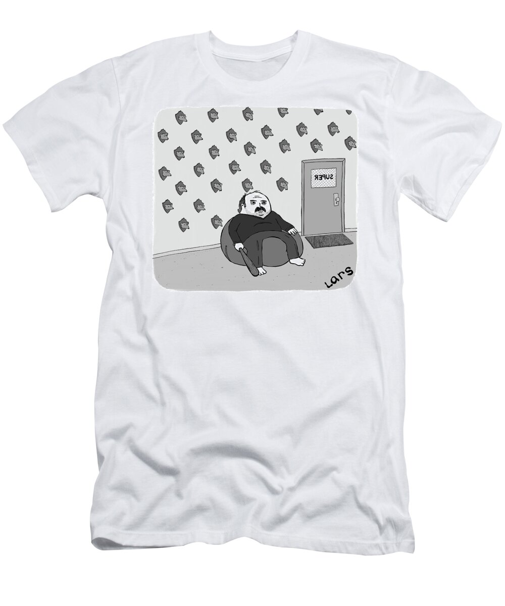 Rodent T-Shirt featuring the drawing Super by Lars Kenseth
