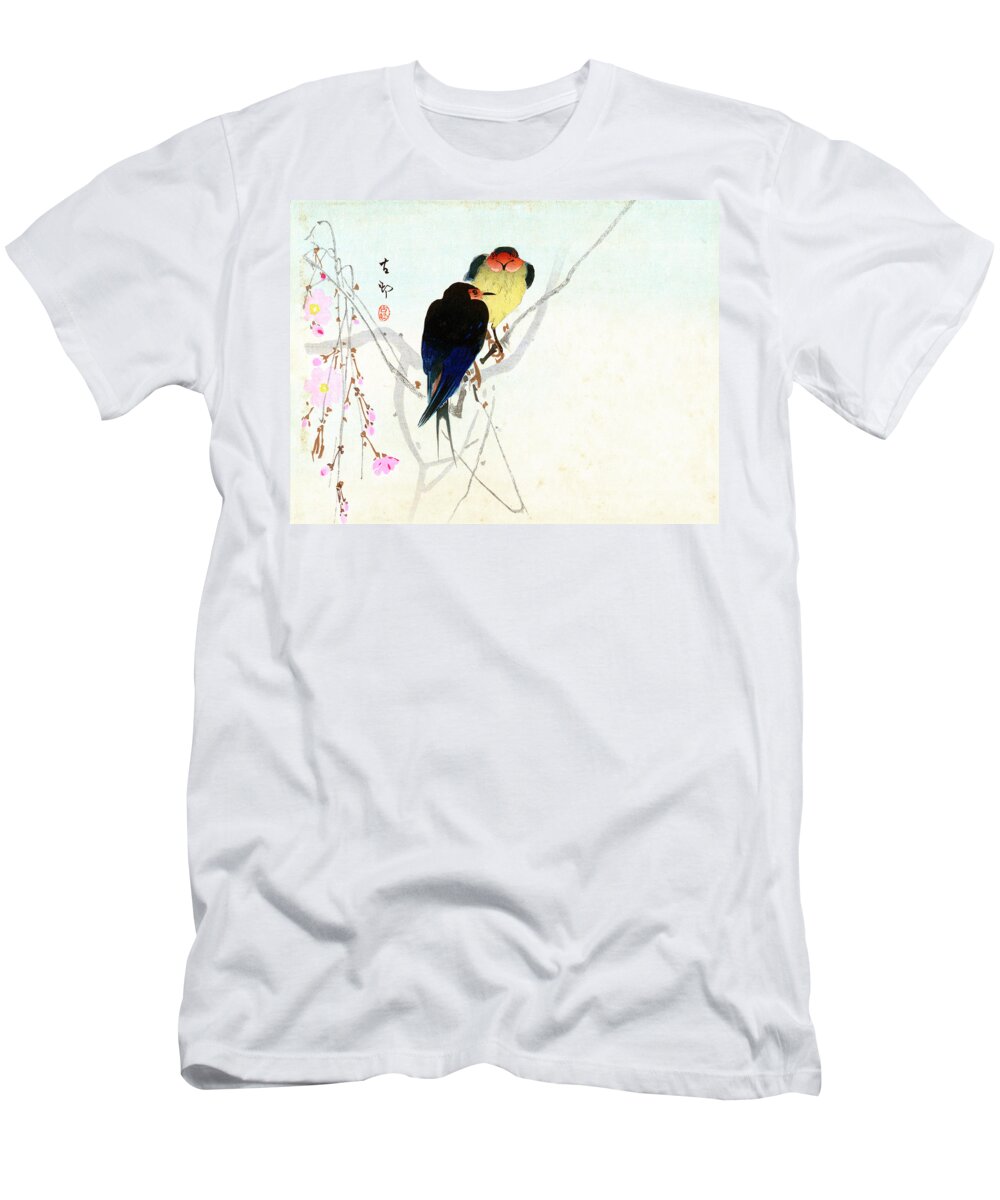 Japan T-Shirt featuring the painting Swallow by Koson