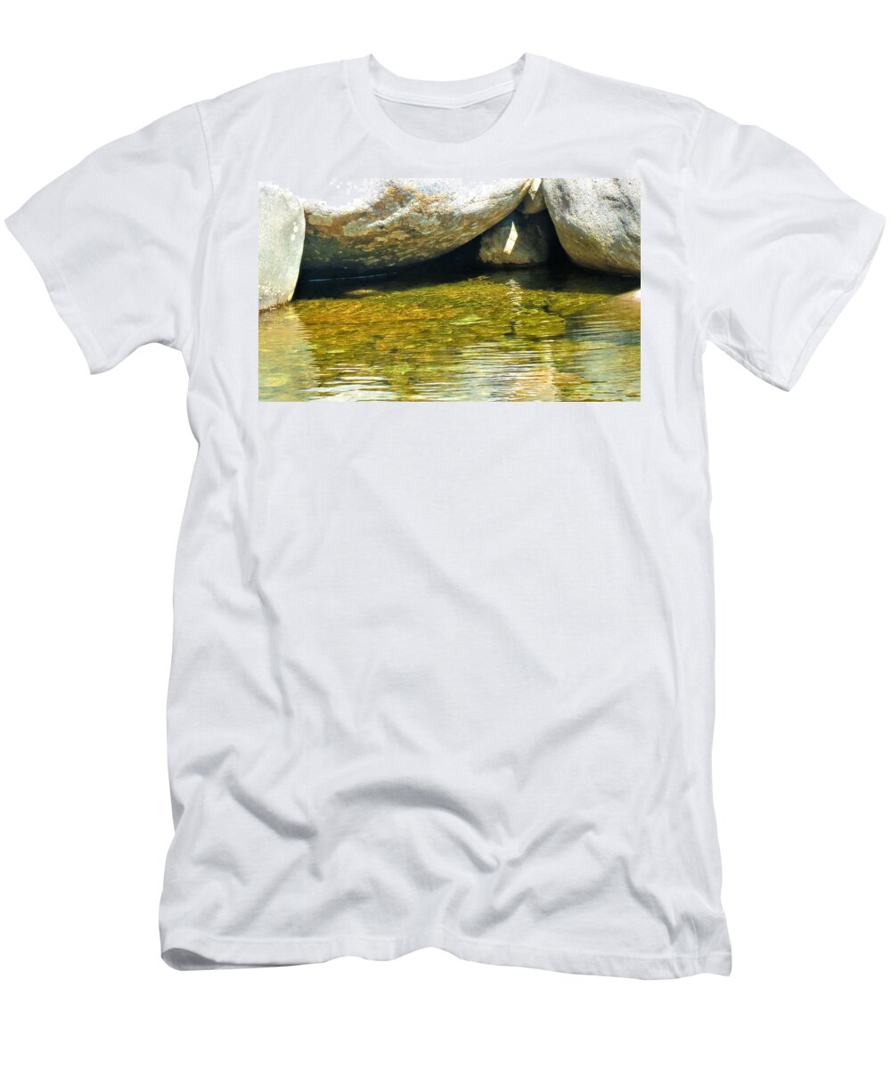- Swimming Hole - White Mountains Nh T-Shirt featuring the photograph - Swimming Hole - White Mountains NH by THERESA Nye