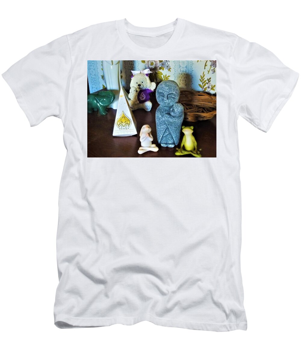 Figurines T-Shirt featuring the photograph Thank You Universe For Everything by Denise F Fulmer