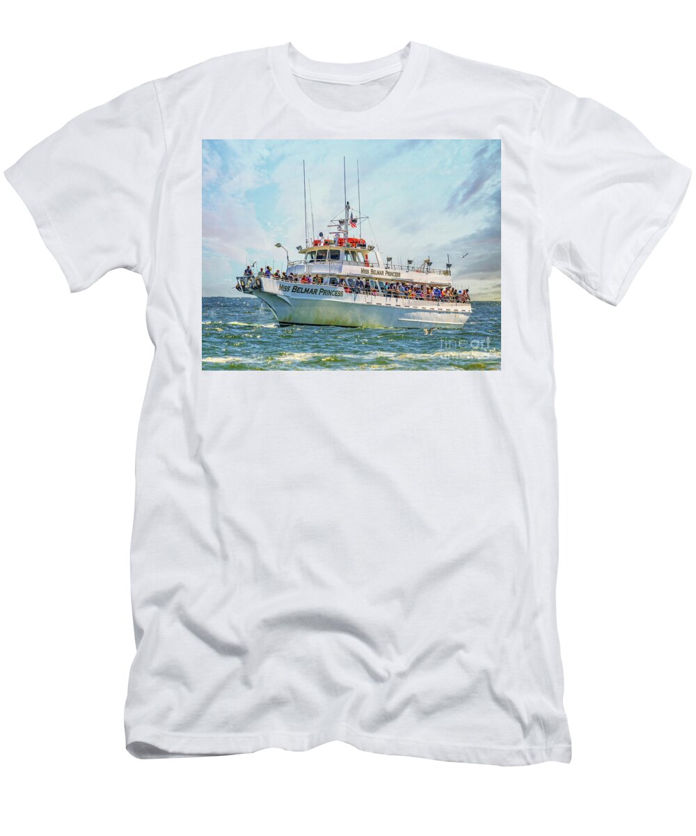 Sandy Hook T-Shirt featuring the photograph The Miss Belmar Princess by Nick Zelinsky Jr