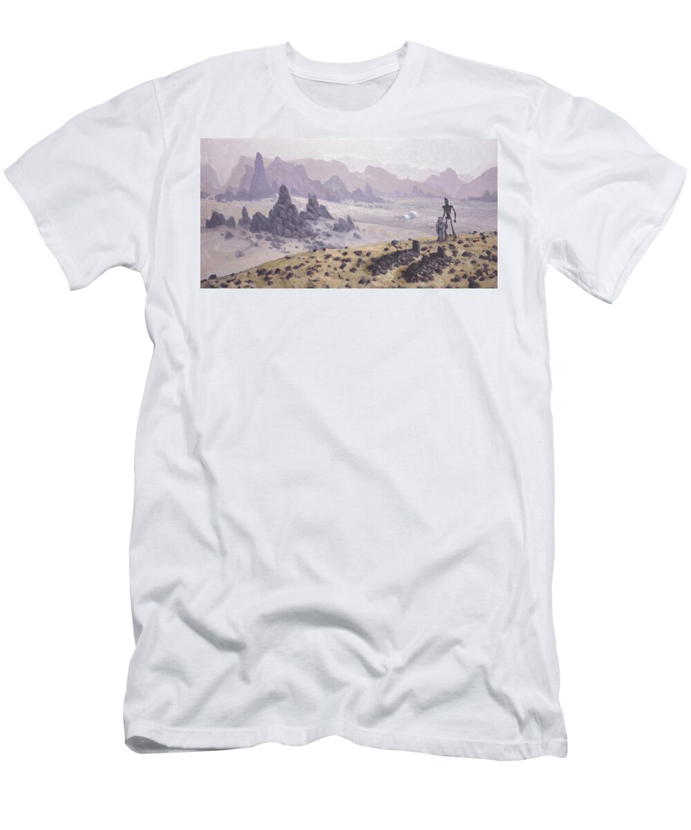  T-Shirt featuring the painting The Pioneers by Armand Cabrera