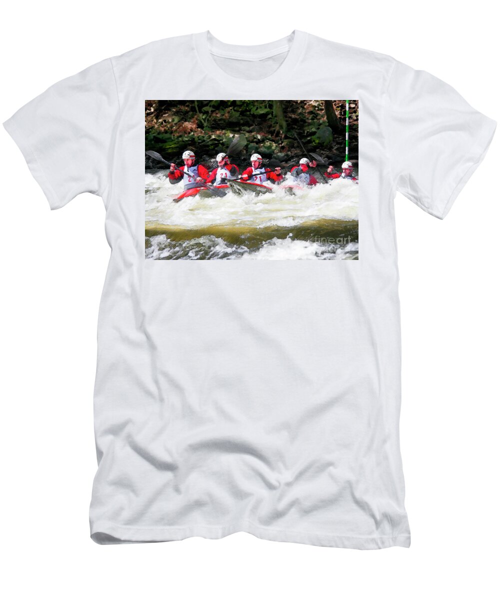 Race T-Shirt featuring the photograph Triple Crown-21 by Tom Cameron