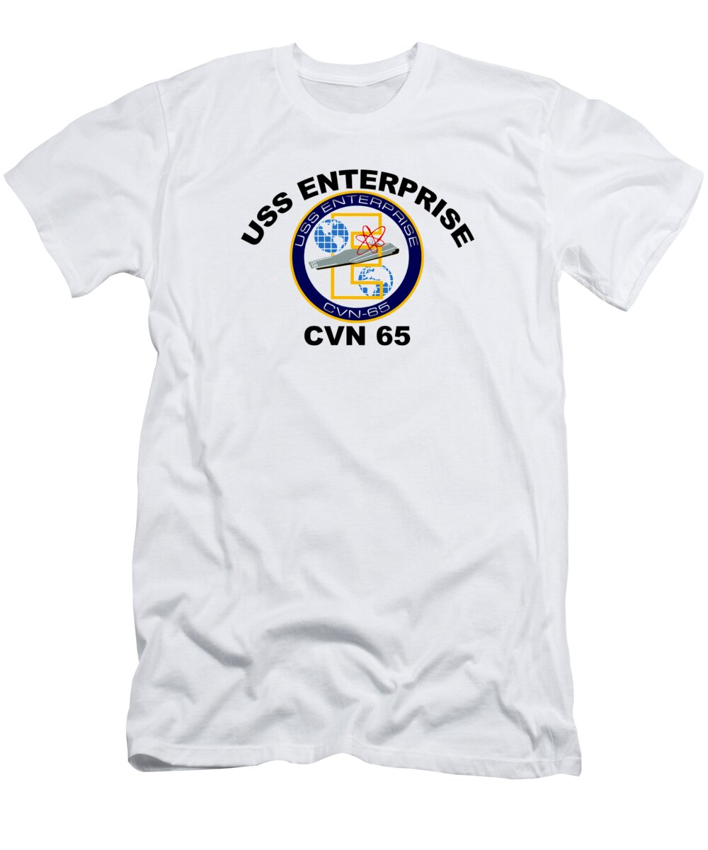 USS Enterprise CVN 65 T-Shirt by Nikki Sandler - Fine Art America