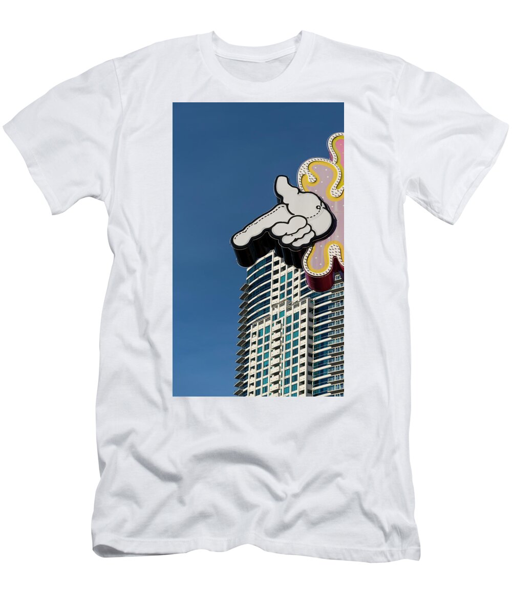 Hand T-Shirt featuring the photograph You There by Alex Lapidus