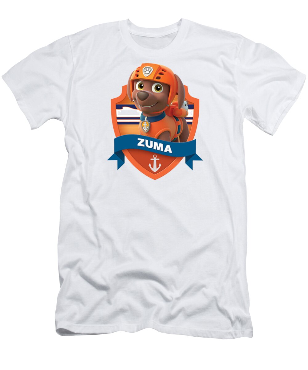 Zuma Paw Patrol T-Shirt by Cholil Jr - Fine Art America