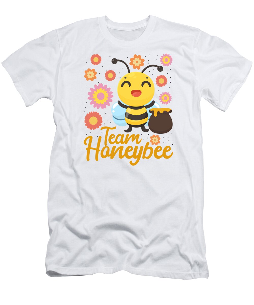 Bee Lover T-Shirt featuring the digital art Bee Lovers Insects Beekeepers Bee Whisperers #1 by Toms Tee Store
