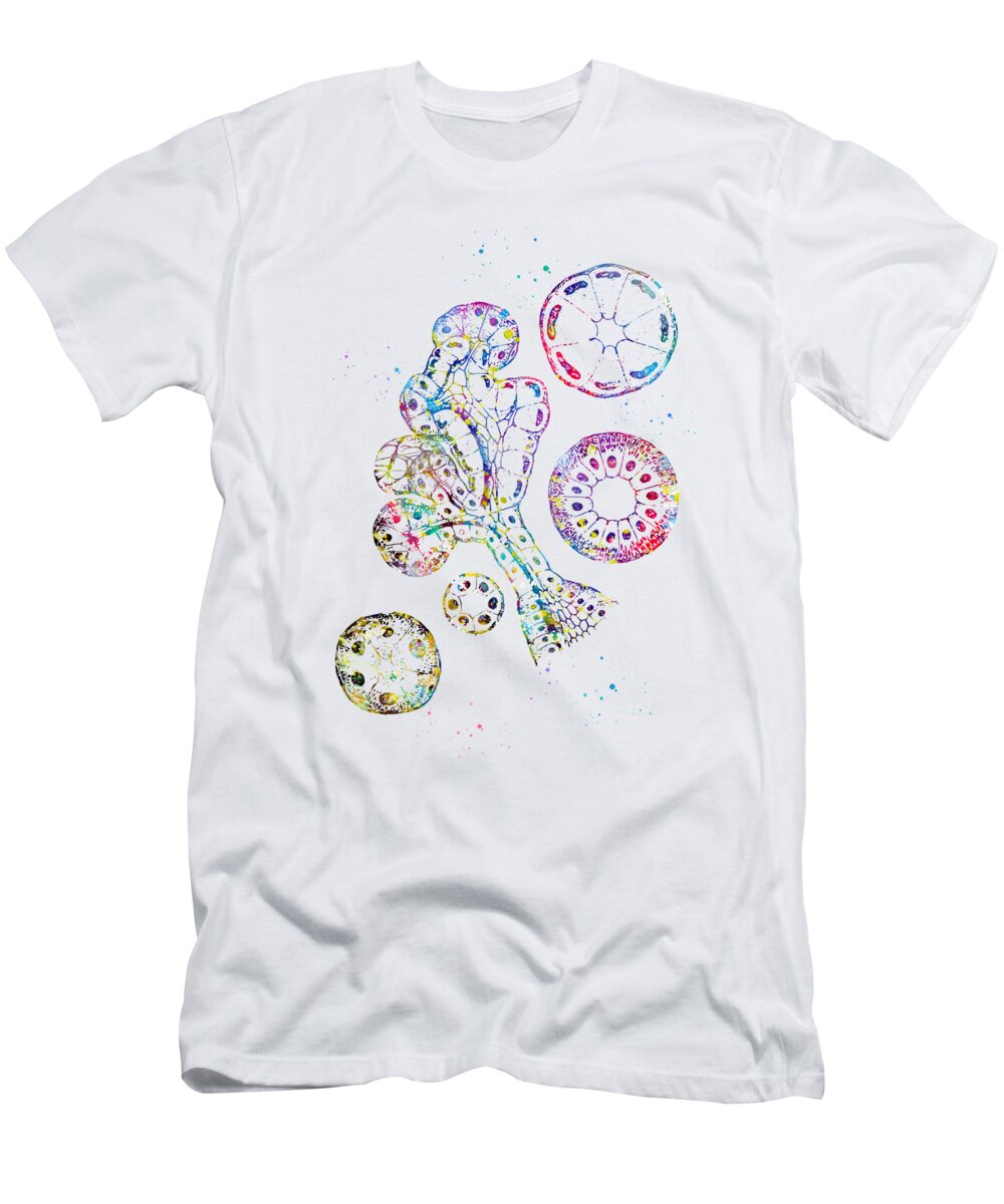 Endocrine Gland T-Shirt featuring the digital art Endocrine gland #1 by Erzebet S