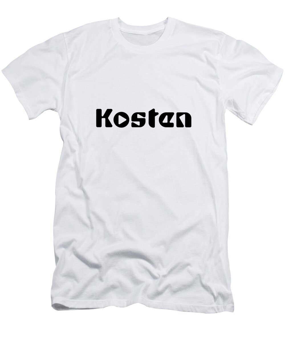 Kosten T-Shirt featuring the digital art Kosten #1 by TintoDesigns