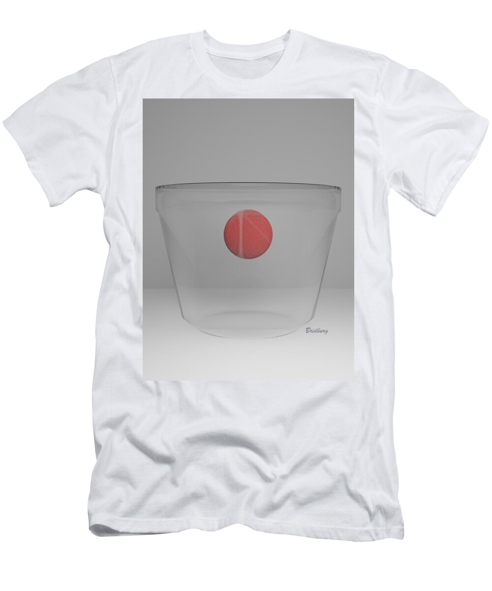 Nft T-Shirt featuring the digital art 1 Pot by David Bridburg