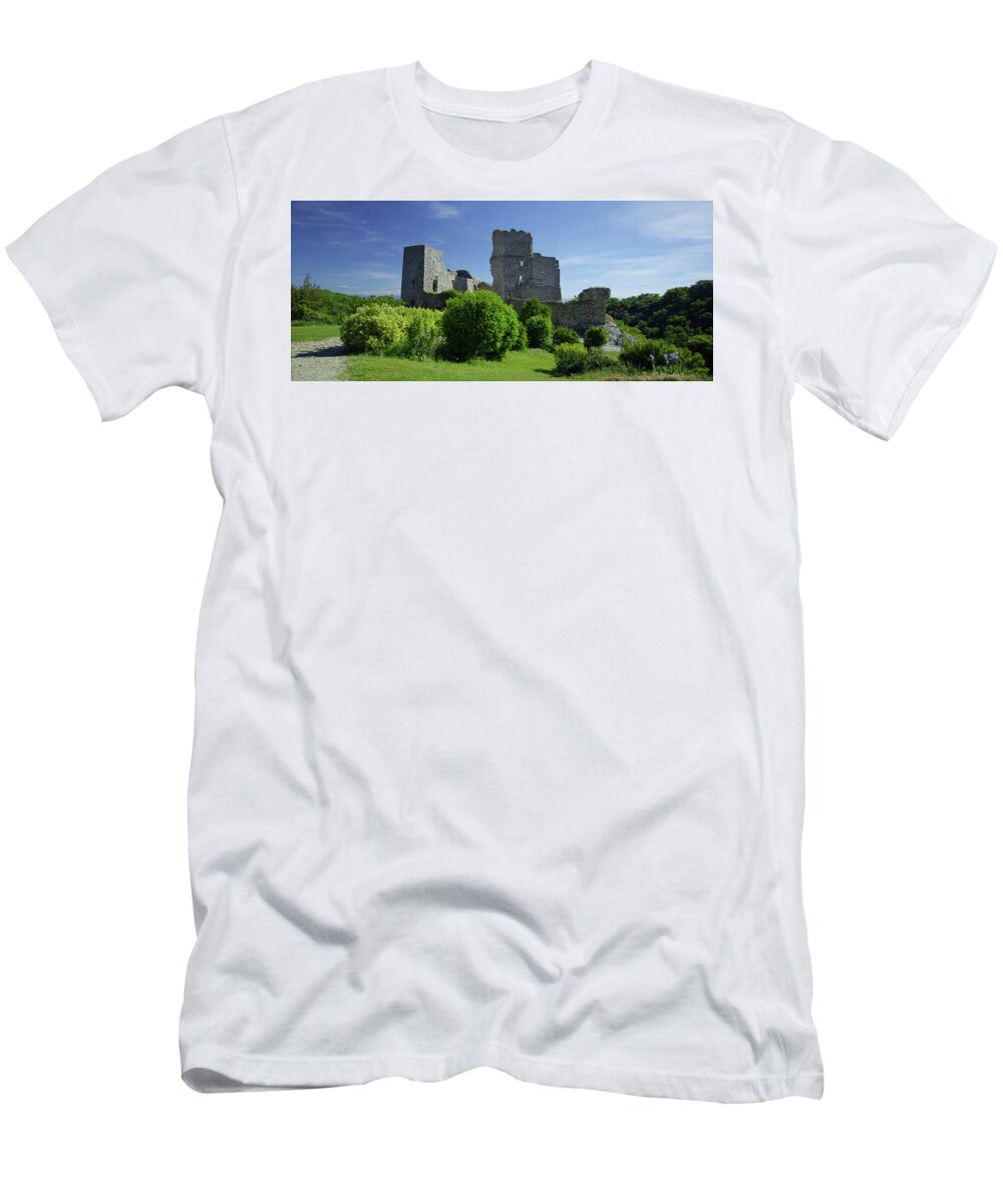 Landscape T-Shirt featuring the photograph Saissac over the centuries by Karine GADRE