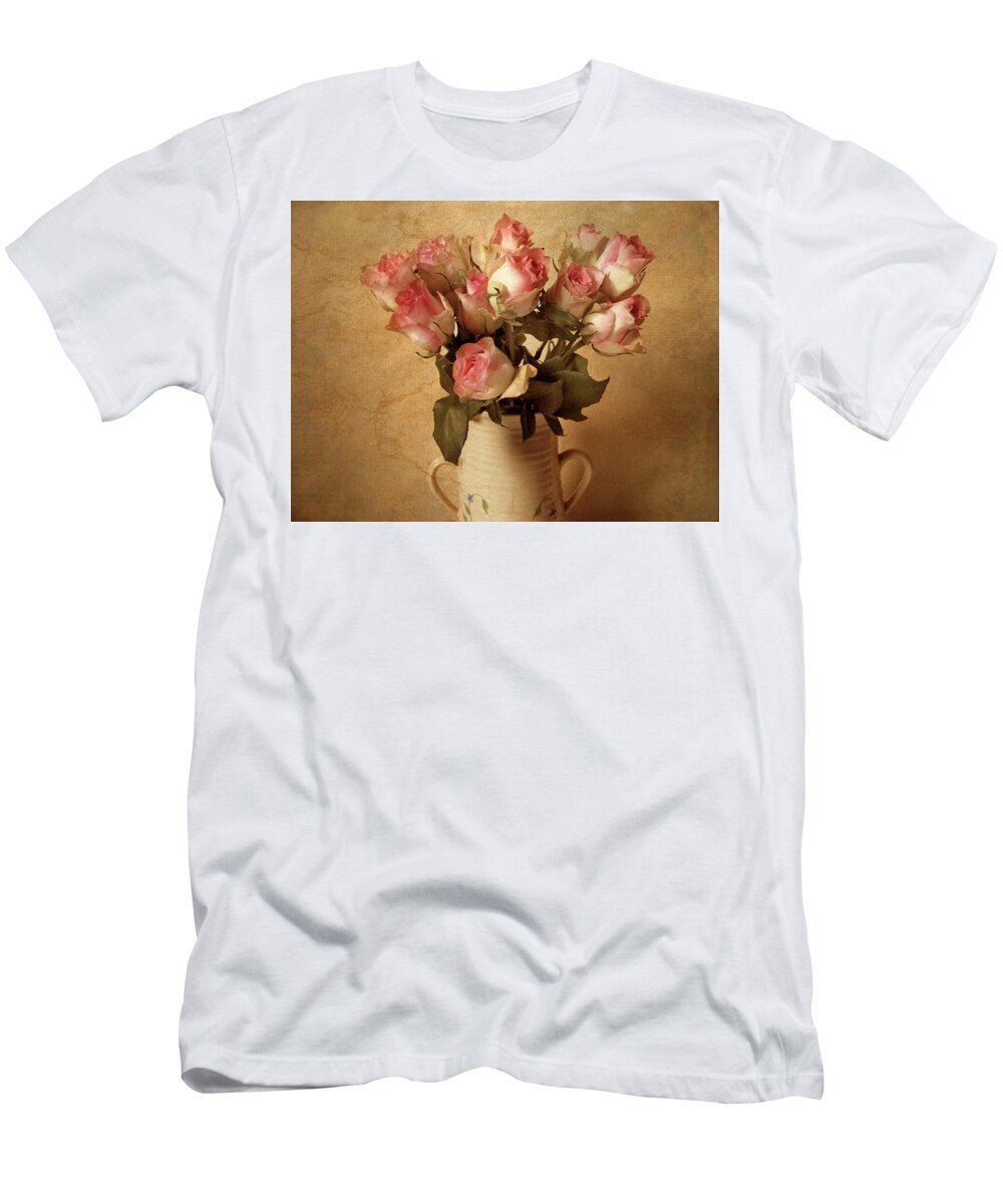 Roses T-Shirt featuring the photograph Soft Spoken #1 by Jessica Jenney