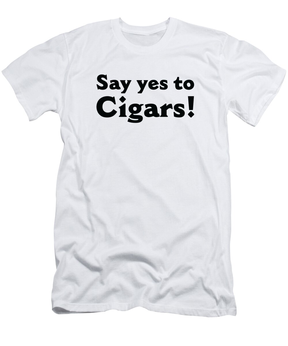 Cigar T-Shirt featuring the digital art Cigar Smoking Cigars Smoker #15 by Toms Tee Store