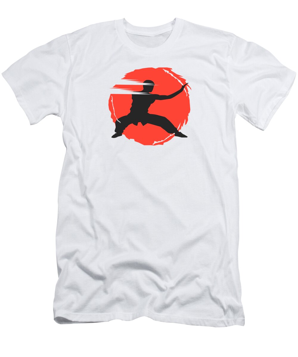 Kawaii T-Shirt featuring the digital art Ninja #15 by Danilov Ilya
