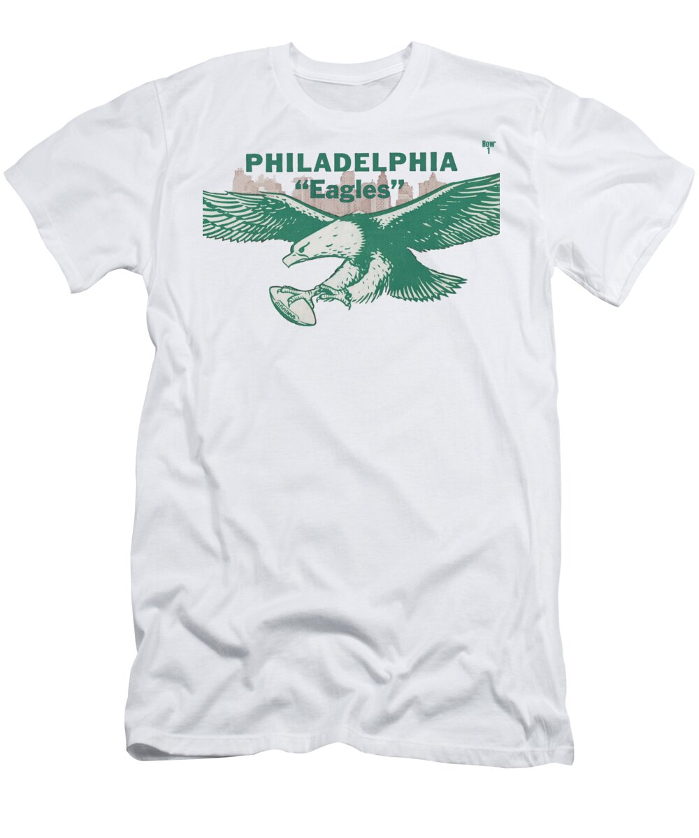 1961 Philadelphia Eagles Football Ticket Stub Art T-Shirt by Row One Brand  - Pixels