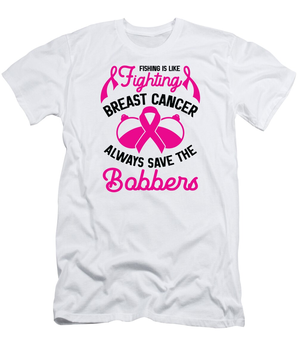 Breast Cancer T-Shirt featuring the digital art Breast Cancer Awareness Items Breast Cancer Free Warrior #2 by Toms Tee Store