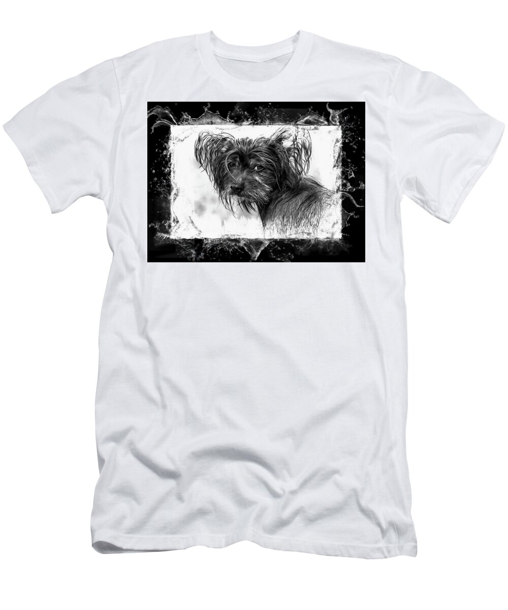 Dog T-Shirt featuring the photograph Man's Best Friend #1 by Andrea Kollo