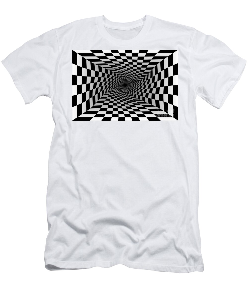 als resultaat timmerman combinatie Optical Illusion 3D Pattern T-Shirt by Jodoto Design - Fine Art America