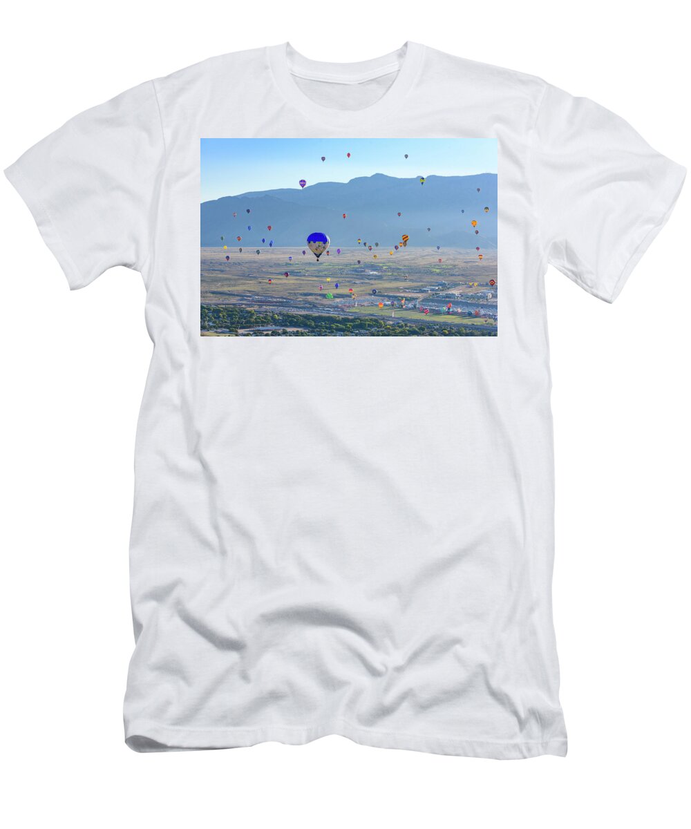 Hot Air Balloon T-Shirt featuring the photograph 2017 Abf 4 by Tara Krauss
