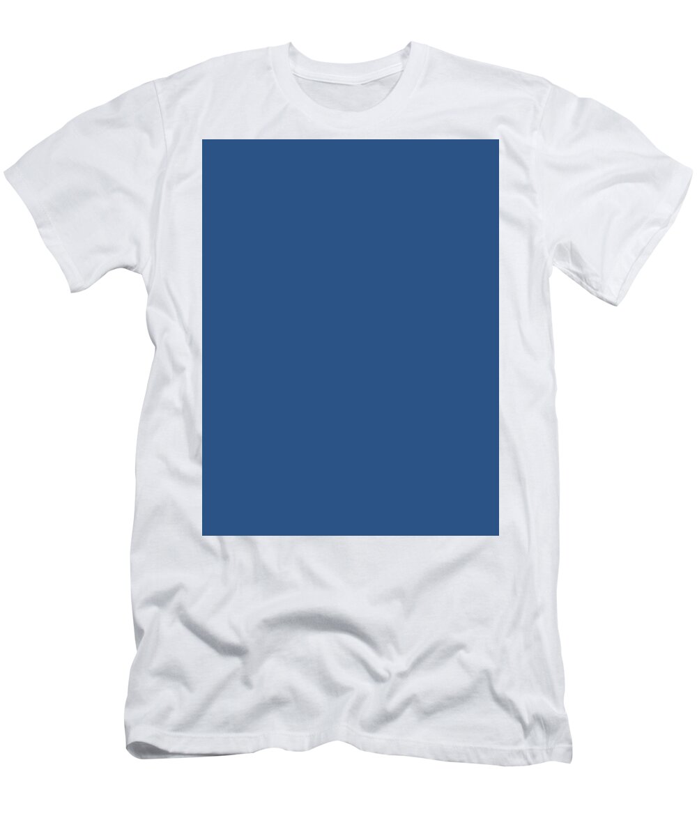 Classic Blue T-Shirt featuring the photograph 2020 Pantone Color of the Year Classic Blue by Jill Love