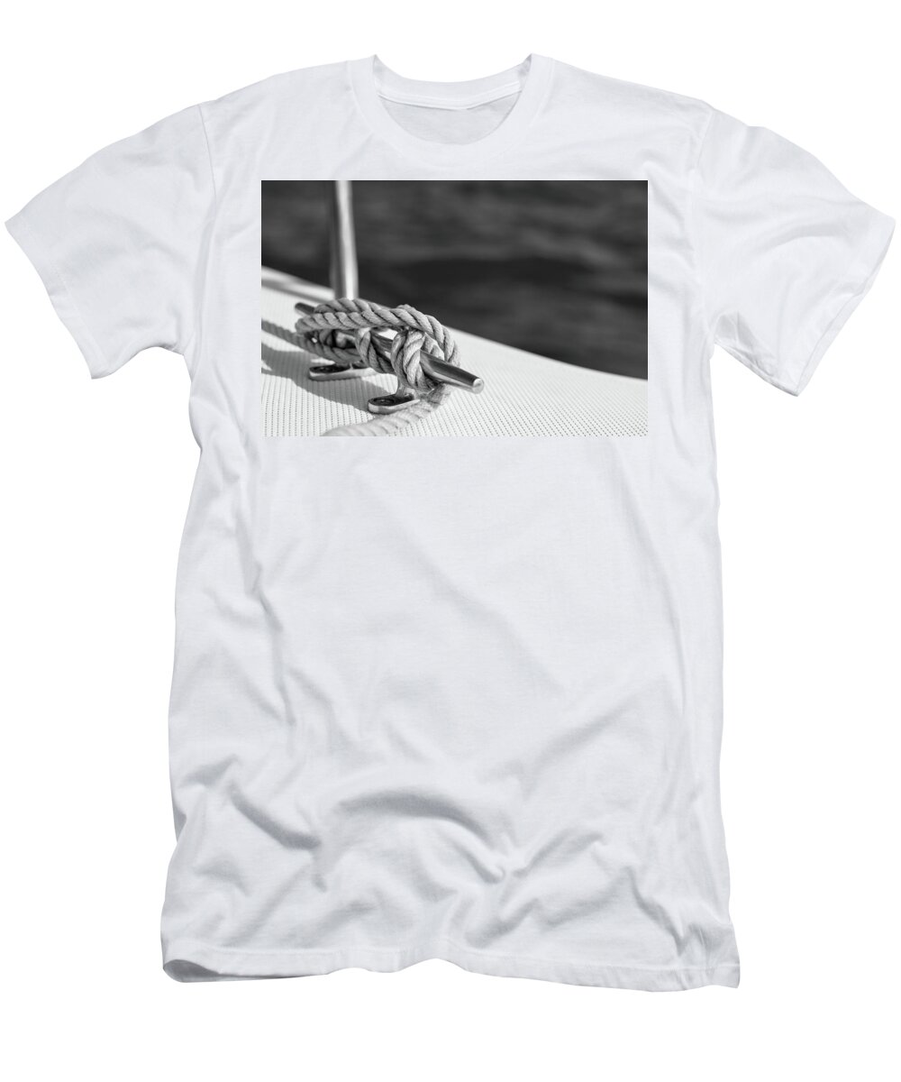 Boating T-Shirt featuring the photograph At Sea #3 by Laura Fasulo