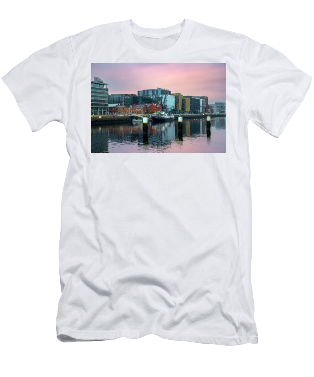 Dublin Docklands T-Shirt featuring the photograph Dublin - Ireland #3 by Joana Kruse