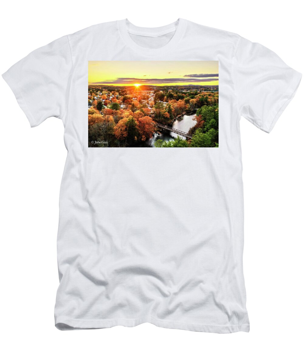  T-Shirt featuring the photograph Fall #3 by John Gisis