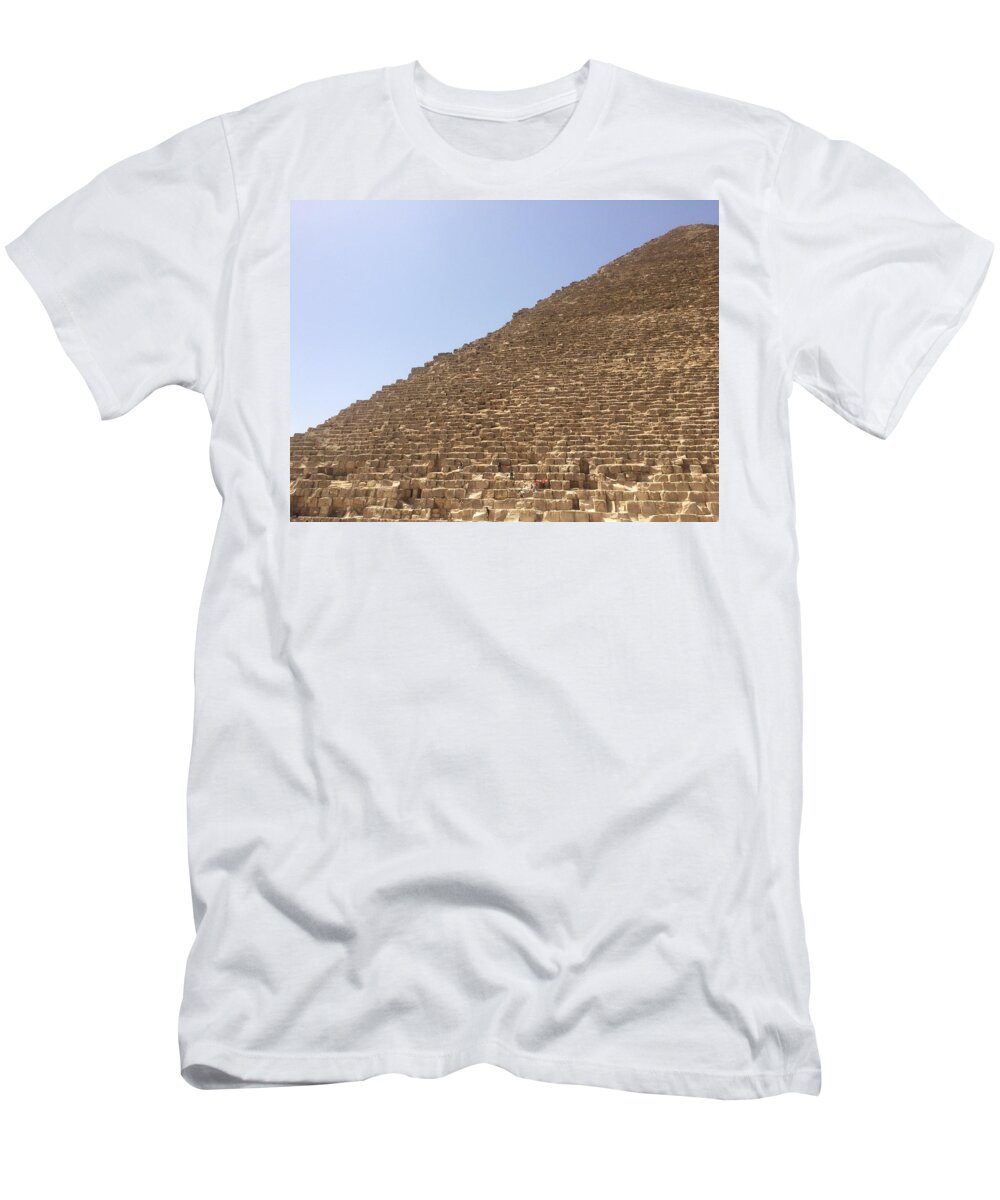 Giza T-Shirt featuring the photograph Great Pyramid by Trevor Grassi