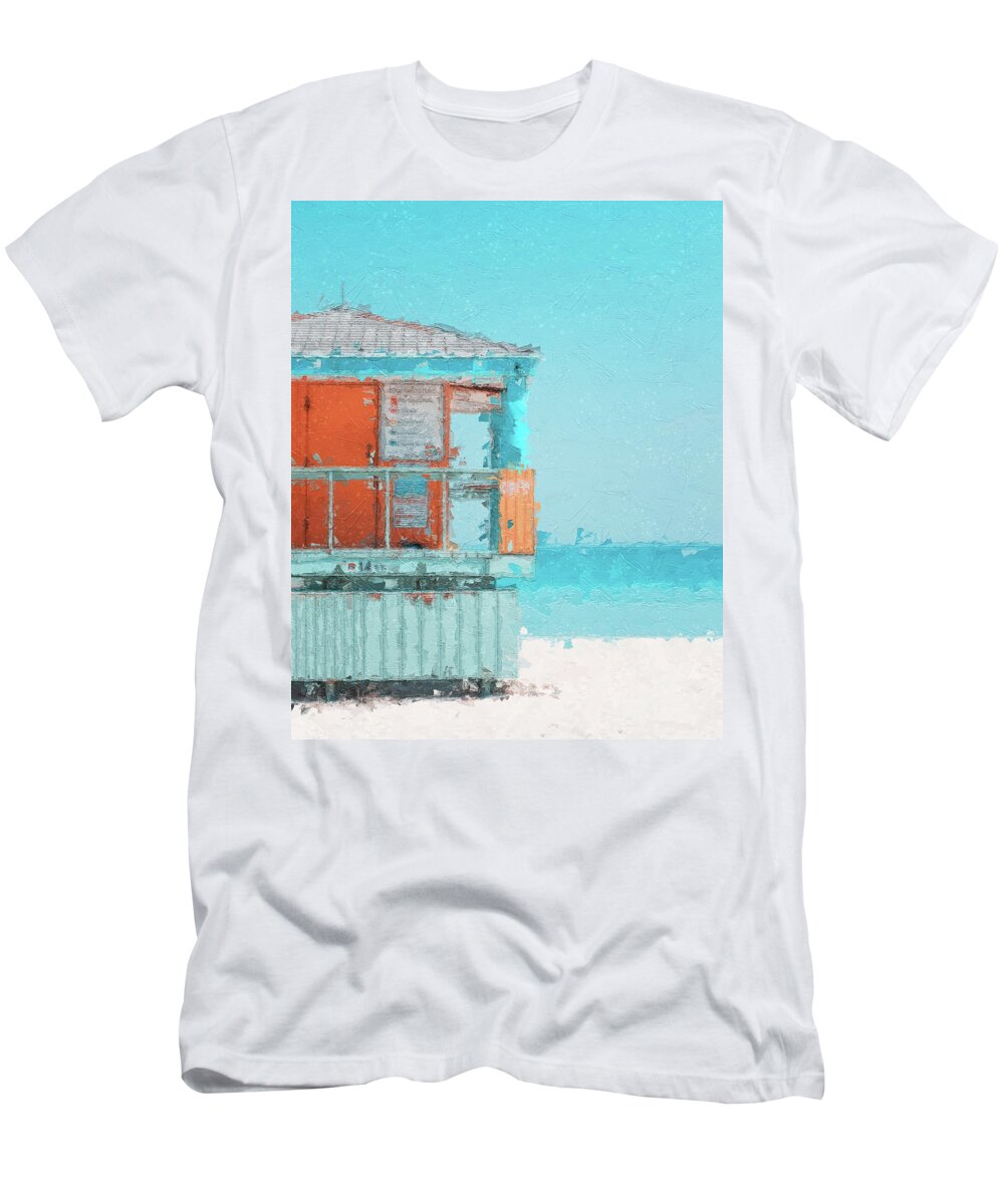 Beach T-Shirt featuring the digital art Summer Time #31 by TintoDesigns