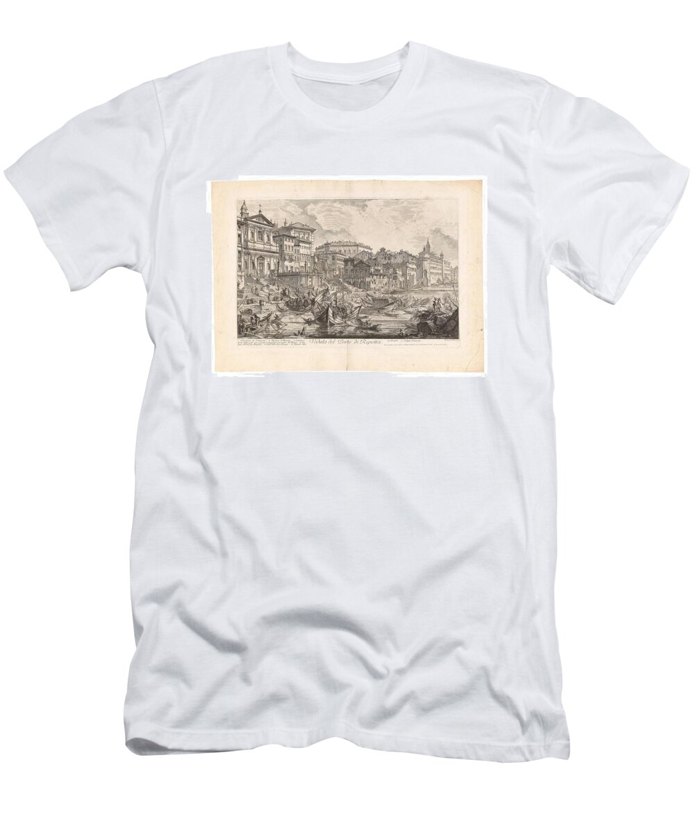 Nature T-Shirt featuring the painting Giovanni Battista Piranesi by MotionAge Designs