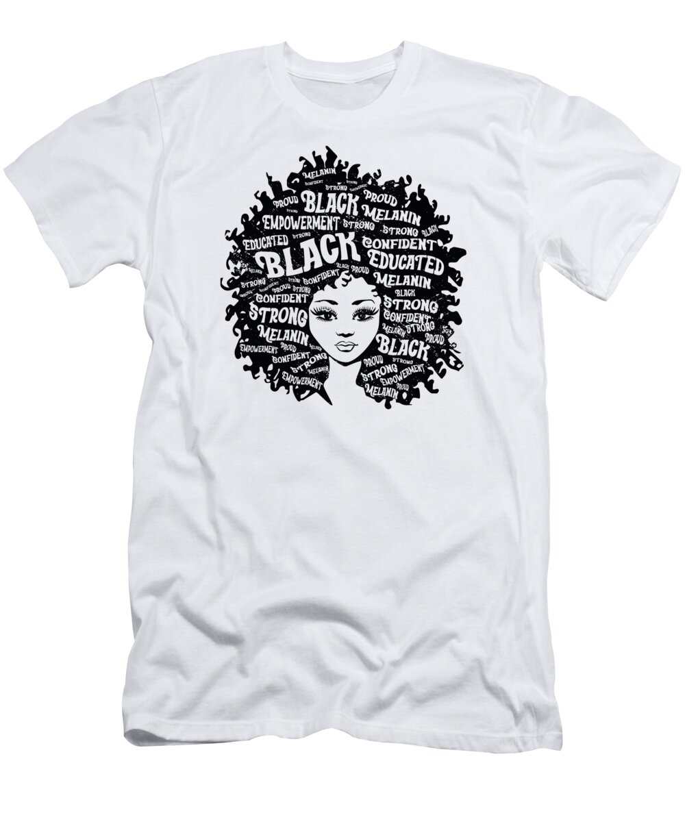 Gay Pride T-Shirt featuring the digital art African American woman Equality #4 by Toms Tee Store
