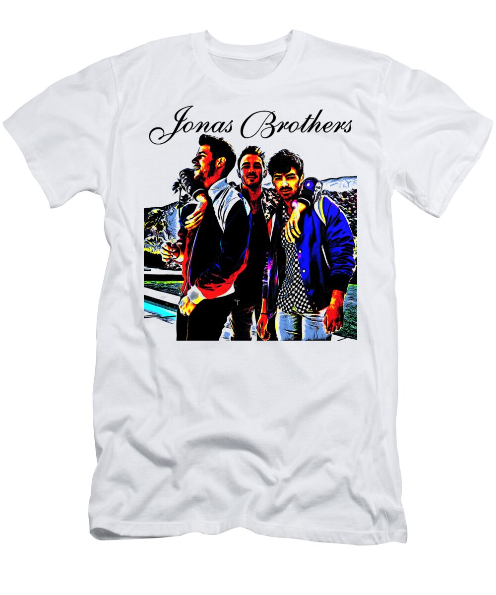 Lav Af storm Fysik Jonas Brothers T-Shirt by Langlois Cerca - Pixels