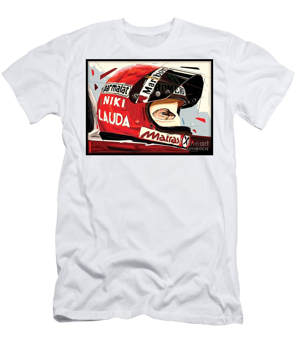 Niki Lauda T-Shirt by Nur Azizah - Pixels
