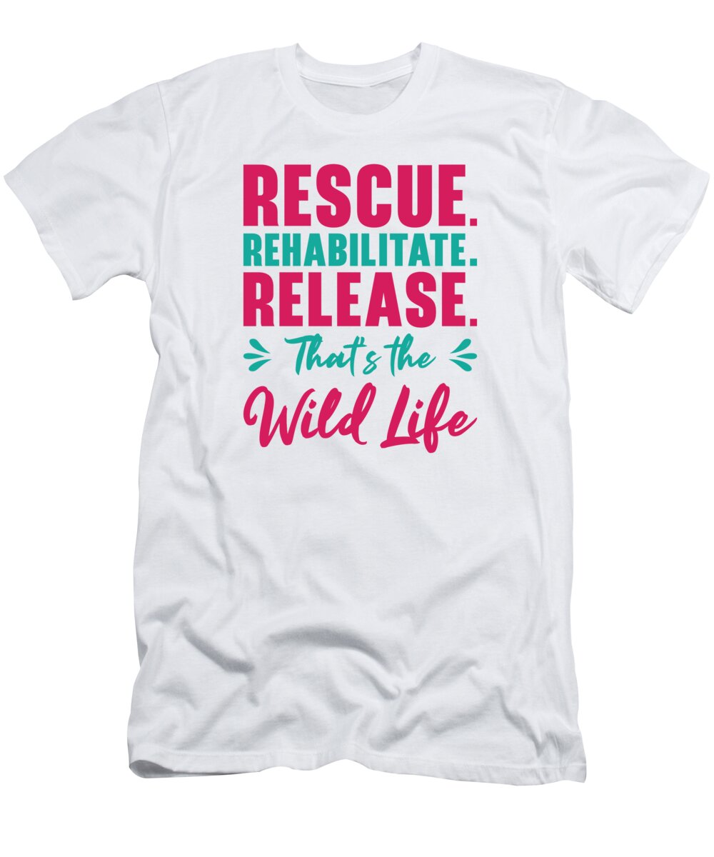 World Wildlife Day T-Shirt featuring the digital art World Wildlife Day Animal Rescue Wildlife Conservation #4 by Toms Tee Store