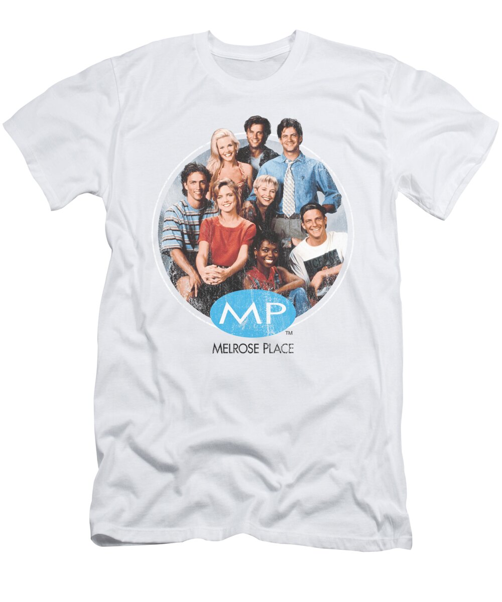 Melrose Place T-Shirt featuring the digital art Melrose Place by Debra Smart