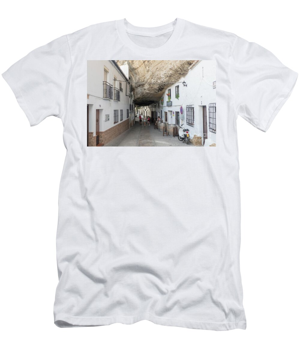 Andalucia T-Shirt featuring the photograph Setenil de las Bodegas #5 by Rod Jones