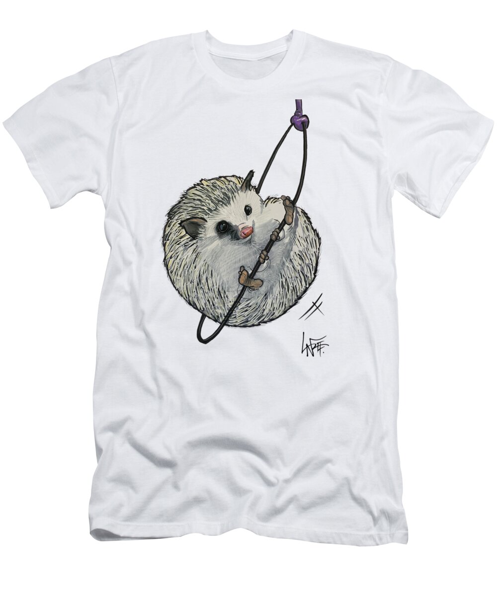 Ramcke T-Shirt featuring the drawing 5322 Ramcke by Canine Caricatures By John LaFree