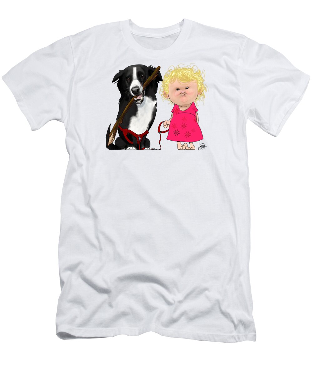 5785 T-Shirt featuring the photograph 5785 Gay by Canine Caricatures By John LaFree