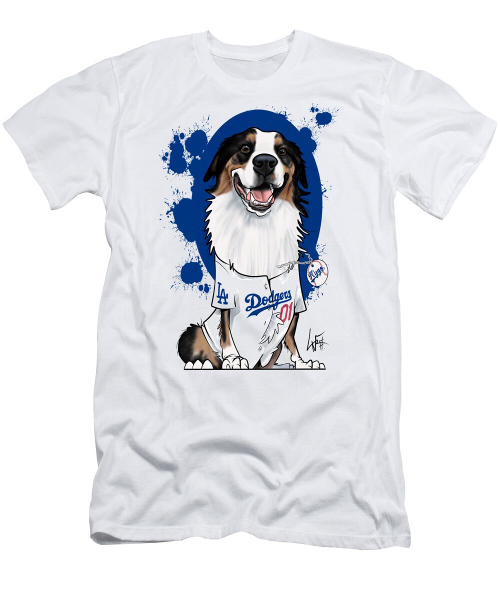 5913 T-Shirt featuring the drawing 5913 Do by Canine Caricatures By John LaFree