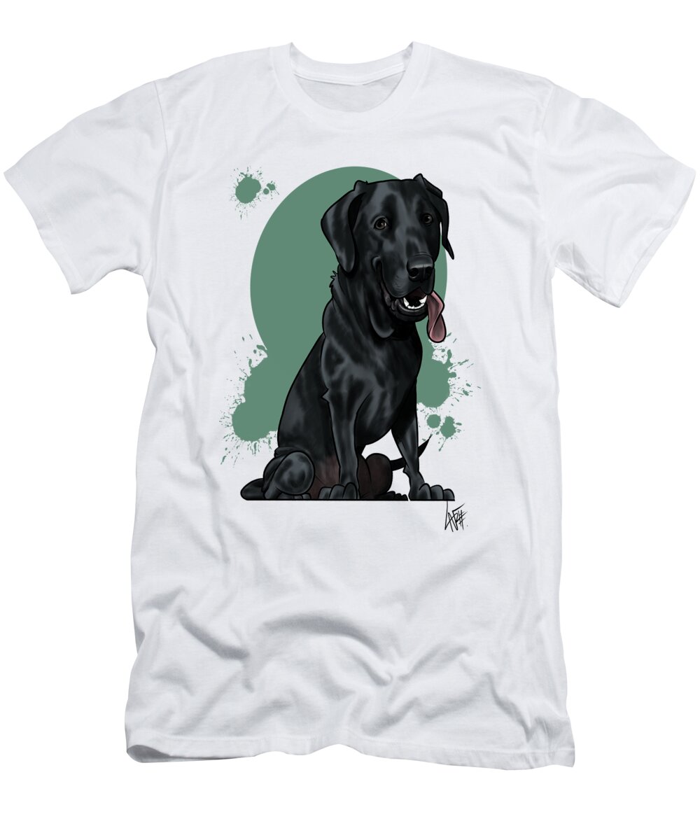 5980 T-Shirt featuring the drawing 5980 Myers by Canine Caricatures By John LaFree