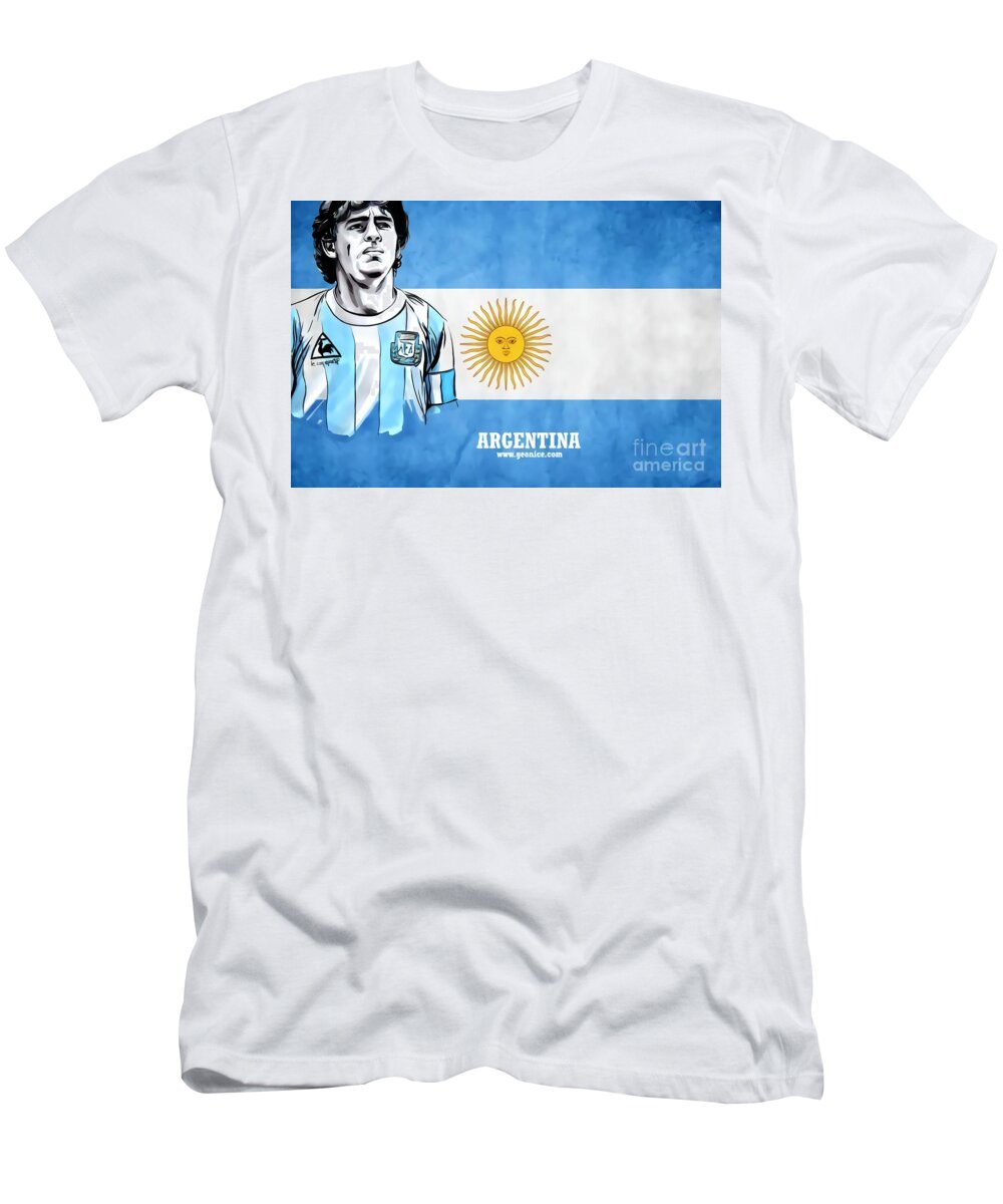 diego maradona argentina shirt