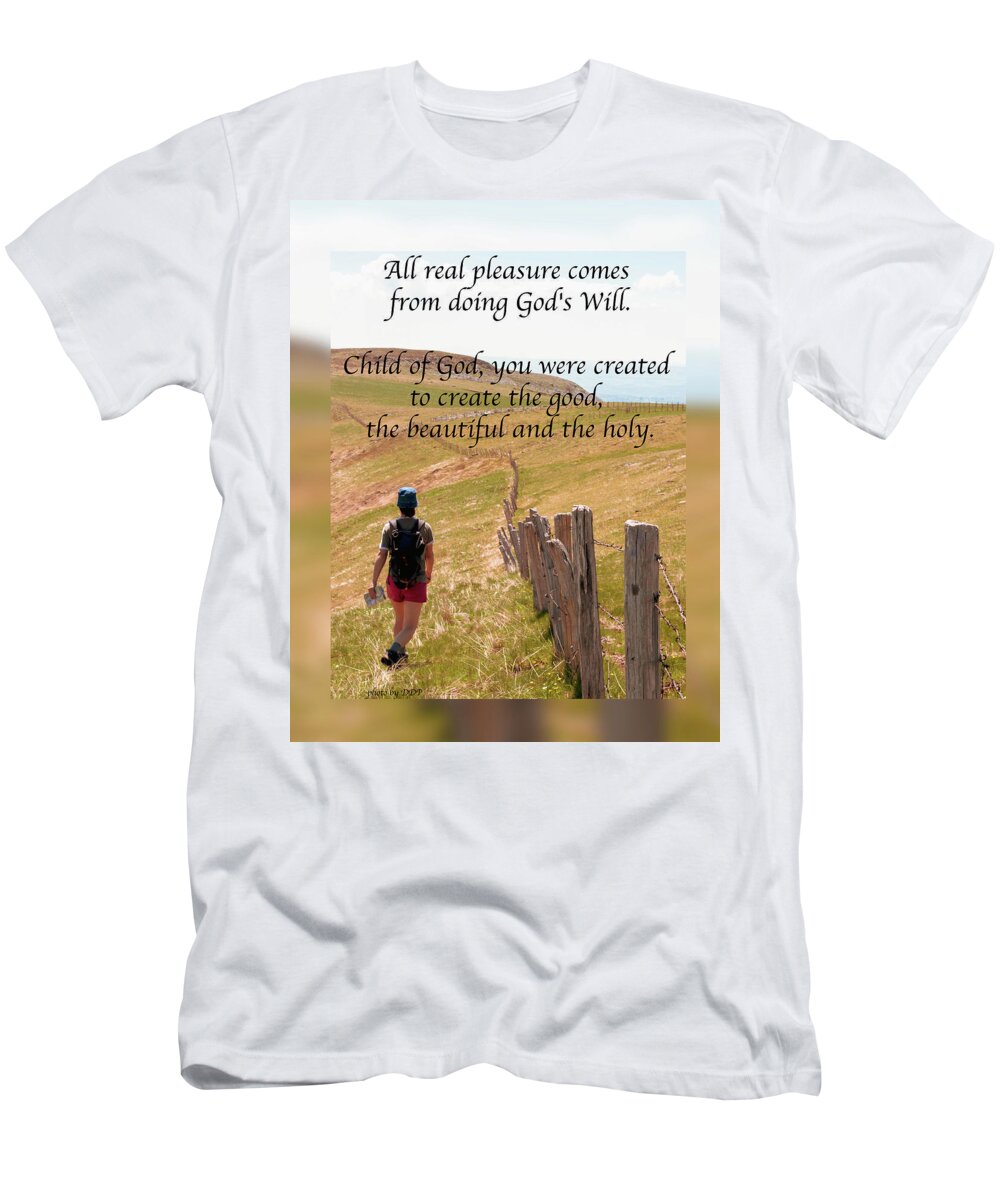Acim T-Shirt featuring the digital art A Course In Miracles 2 by John Vincent Palozzi