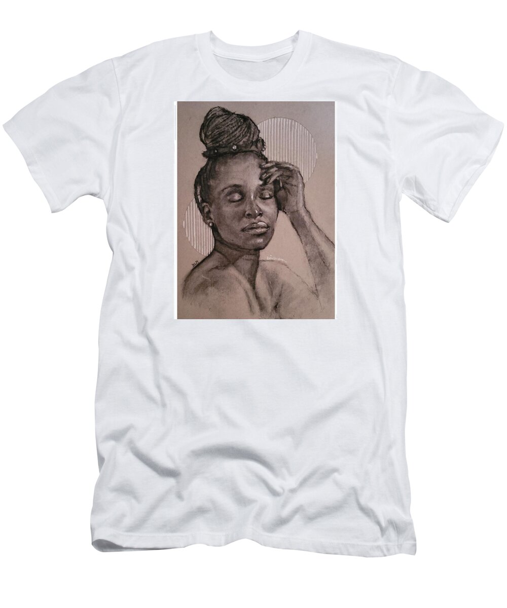  T-Shirt featuring the painting Alice by Jeff Dickson