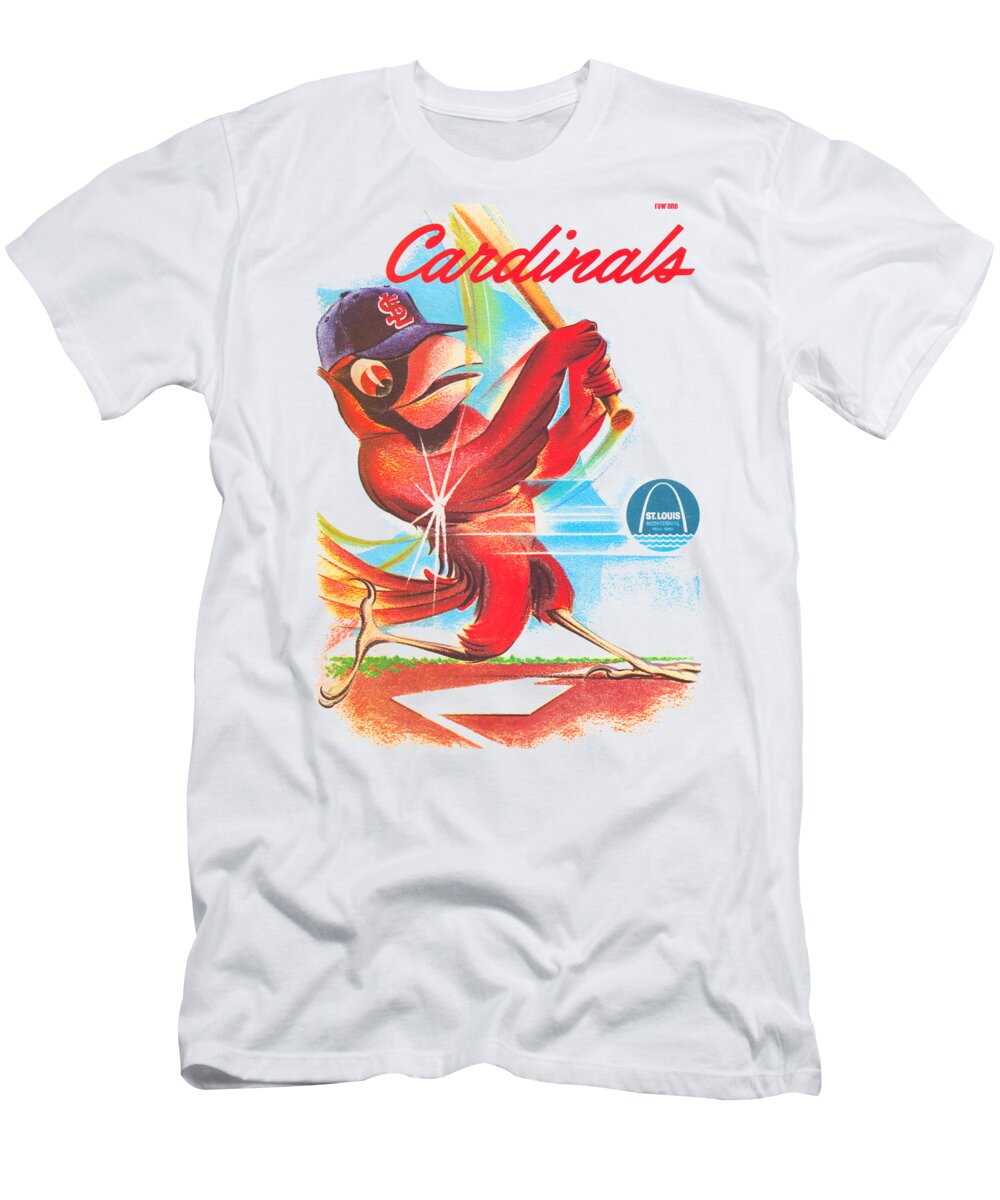 1964 St. Louis Cardinals Scorecard Art T-Shirt by Row One Brand - Pixels  Merch